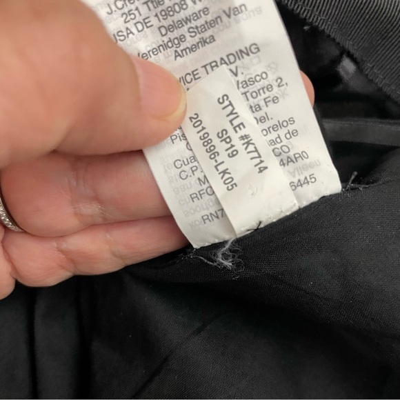 J. Crew Liberty London Tawna Pavillion Skirt Black Floral Midi Women’s Sz 12 B17 - Picture 6 of 10